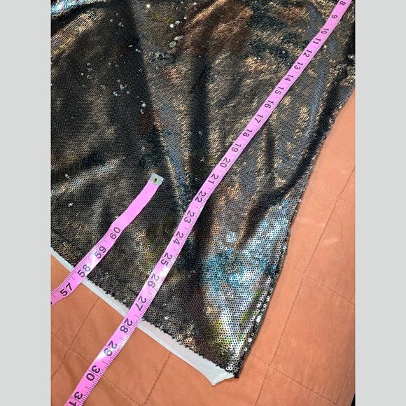 Free People  Sequin Sleeveless Shift Dress Women’s Size S - Picture 8 of 11